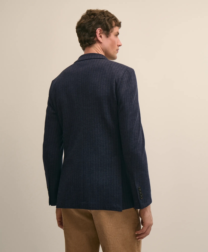Classic Fit Wool Blend Stripe Knit Sport Coat, image 4