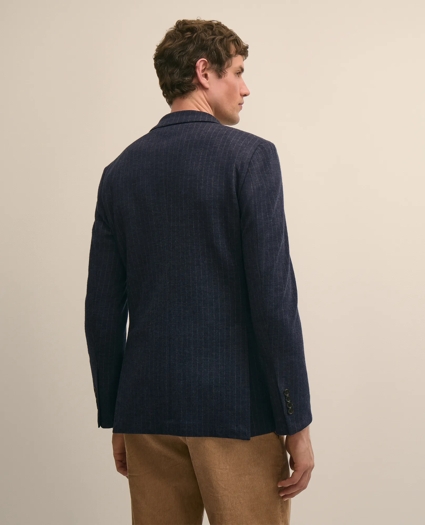 Classic Fit Wool Blend Stripe Knit Sport Coat, image 4