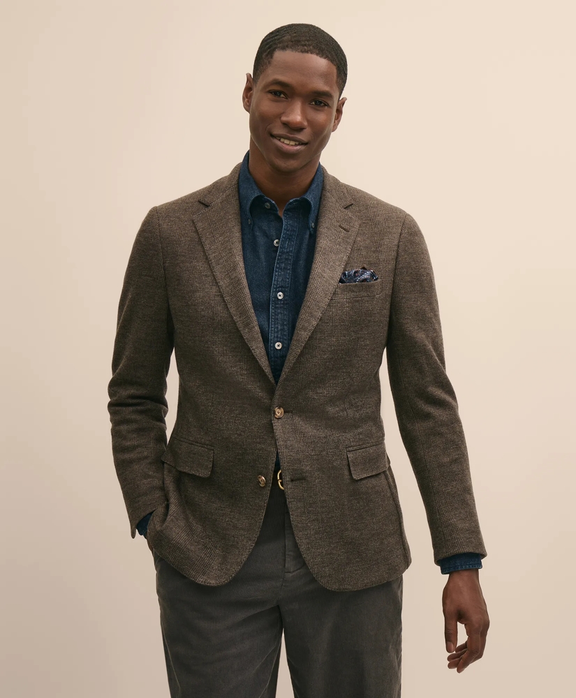 Classic Fit Wool Jacquard Knit Sport Coat, image 1