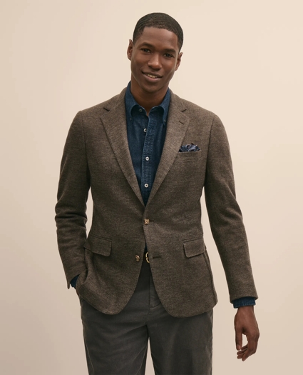 Classic Fit Wool Jacquard Knit Sport Coat, image 1