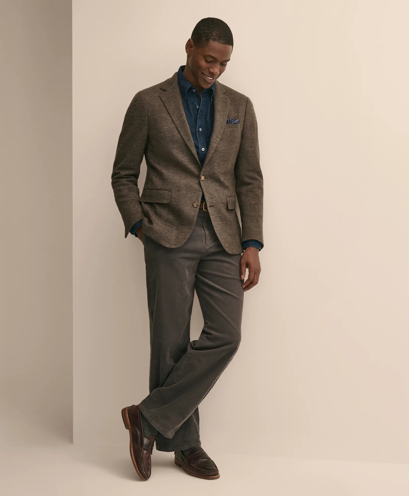 Classic Fit Wool Jacquard Knit Sport Coat, image 2