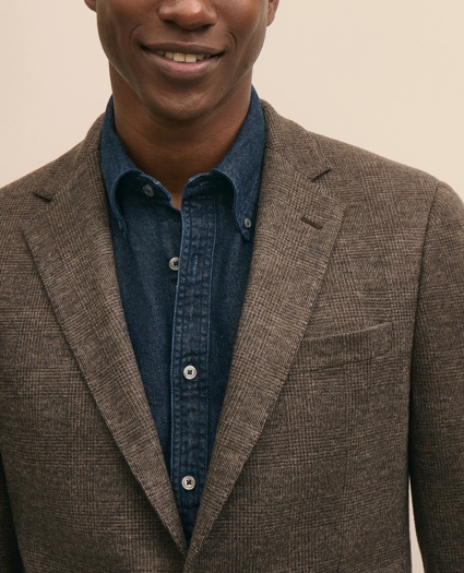 Classic Fit Wool Jacquard Knit Sport Coat, image 3