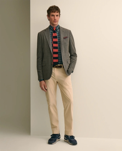 Classic Fit Cotton Blend Herringbone Knit Sport Coat, image 2