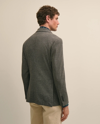 Classic Fit Cotton Blend Herringbone Knit Sport Coat, image 4