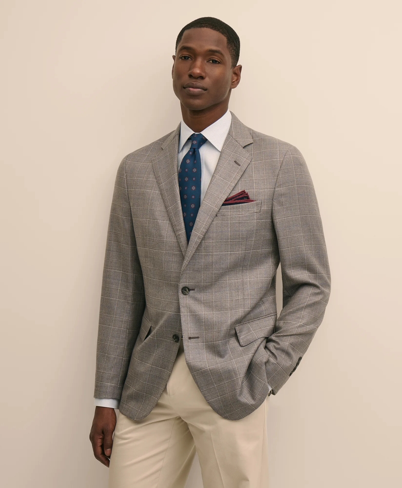 Classic Fit Wool Overcheck Glen-Plaid Sport Coat, image 2