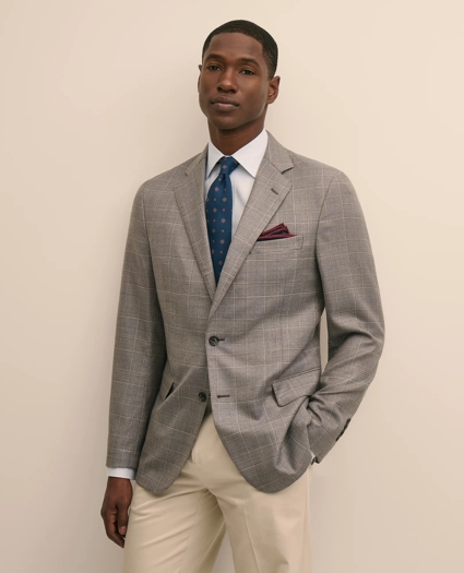 Classic Fit Wool Overcheck Glen-Plaid Sport Coat, image 2