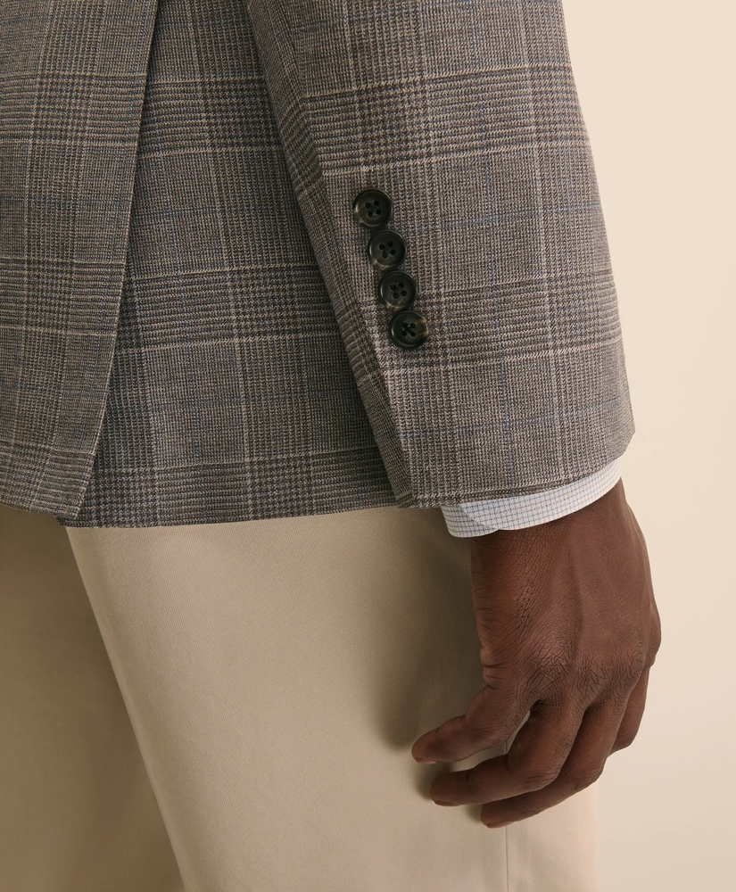 Classic Fit Wool Overcheck Glen-Plaid Sport Coat, image 5