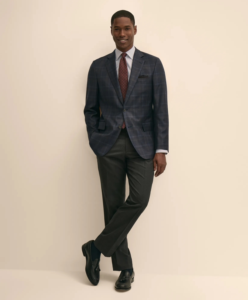 Classic Fit Wool Check Sport Coat, image 2