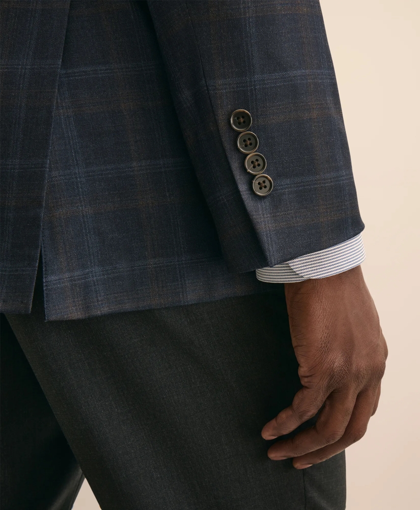 Classic Fit Wool Check Sport Coat, image 4