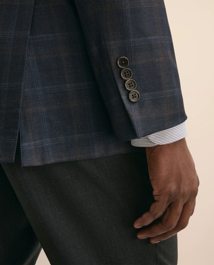 Classic Fit Wool Check Sport Coat, image 4