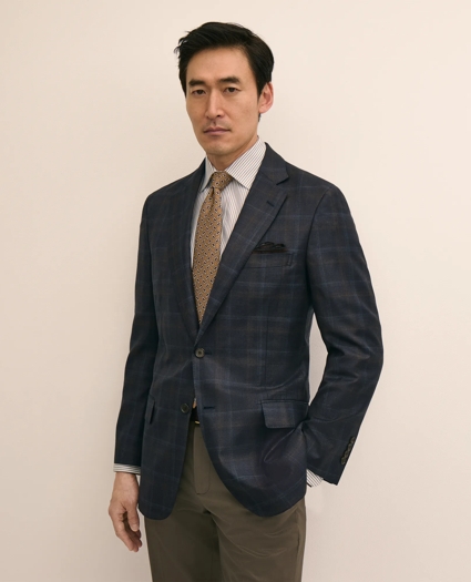 Traditional Fit Wool Check Sport Coat, image 1
