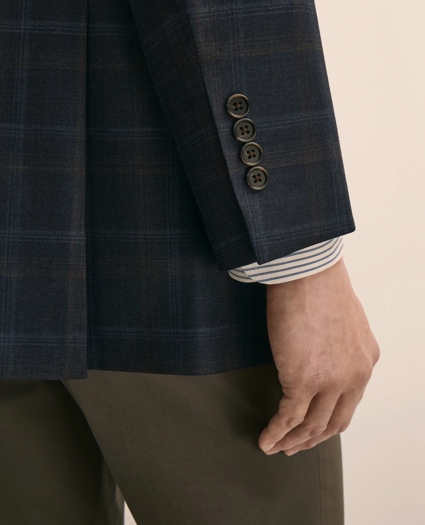 Traditional Fit Wool Check Sport Coat, image 5