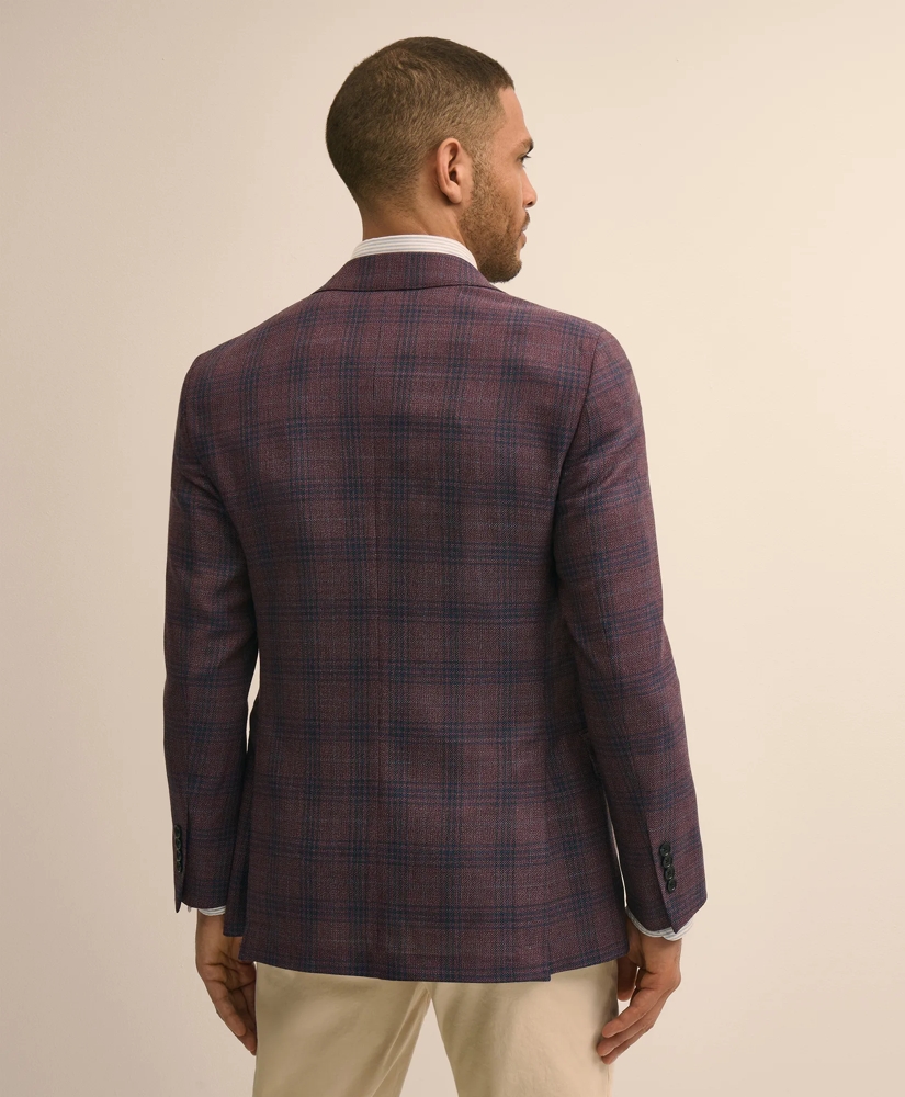 Classic Fit Wool Overcheck Hopsack Sport Coat, image 4