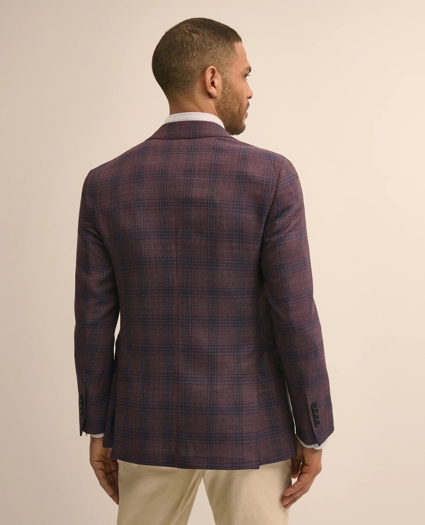 Classic Fit Wool Overcheck Hopsack Sport Coat, image 4