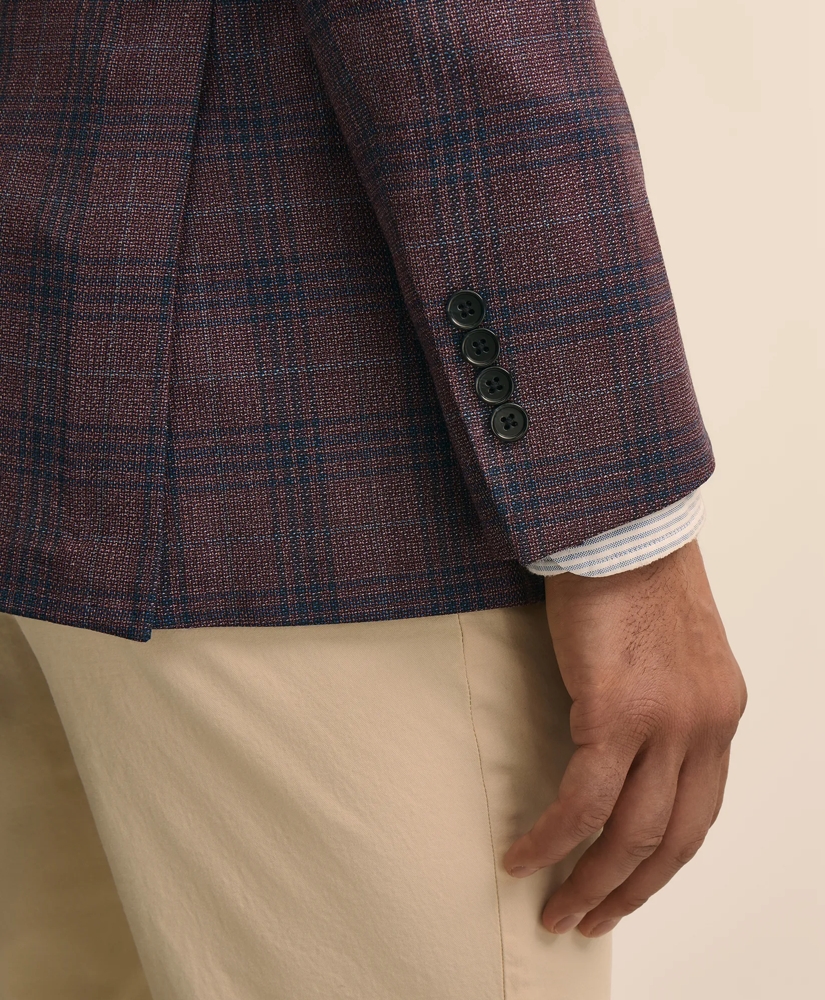 Classic Fit Wool Overcheck Hopsack Sport Coat, image 5