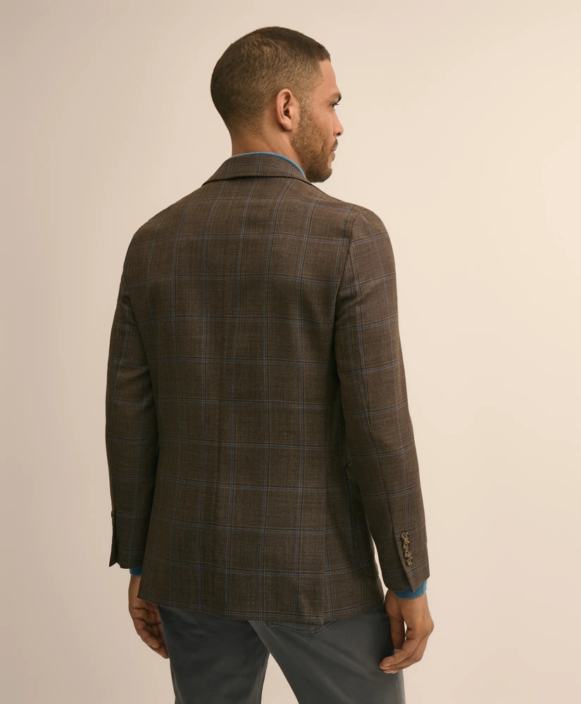 Classic Fit Wool Windowpane Hopsack Sport Coat, image 4