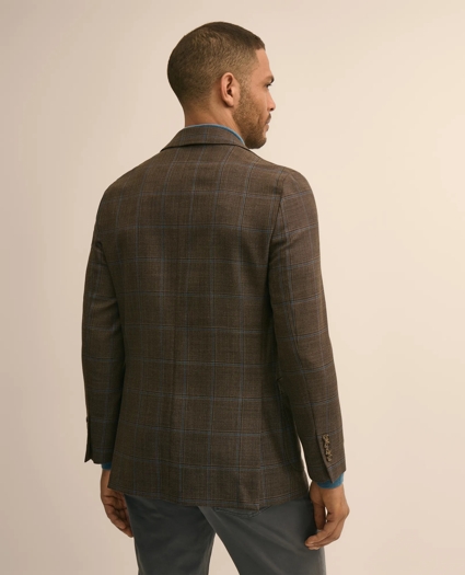 Classic Fit Wool Windowpane Hopsack Sport Coat, image 4