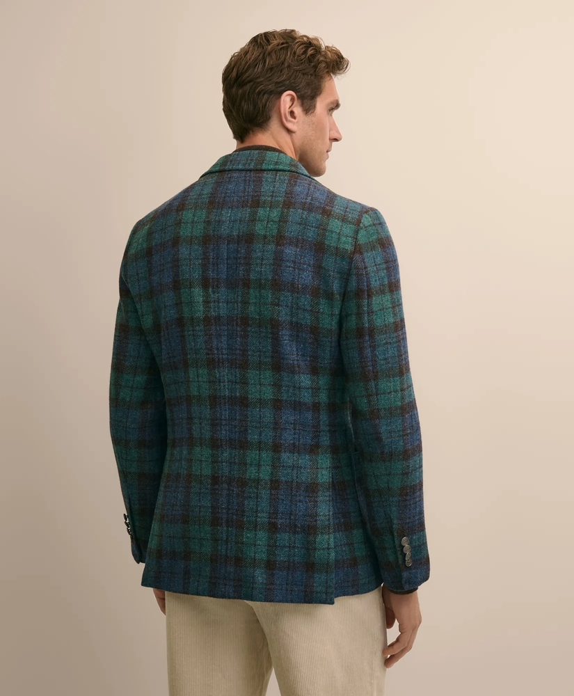 Classic Fit Wool Tweed Tartan No. 1 Sack Blazer, image 4