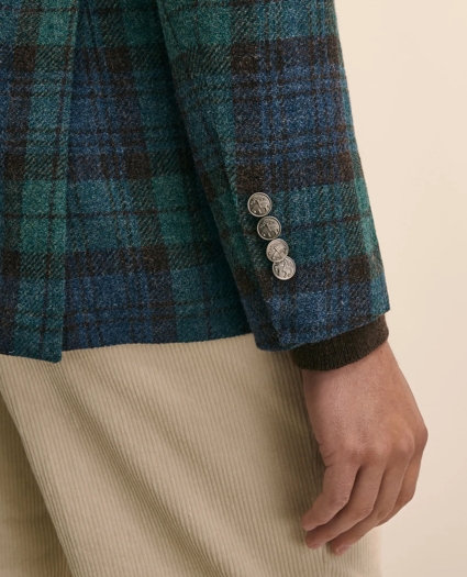 Classic Fit Wool Tweed Tartan No. 1 Sack Blazer, image 5