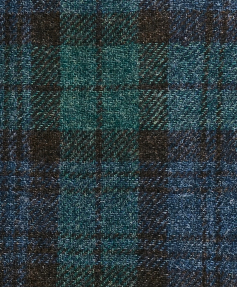 Classic Fit Wool Tweed Tartan No. 1 Sack Blazer, image 6
