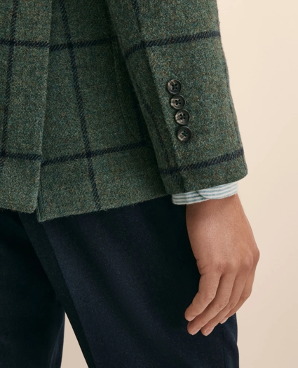 Classic Fit Wool Tweed Windowpane Sport Coat, image 5