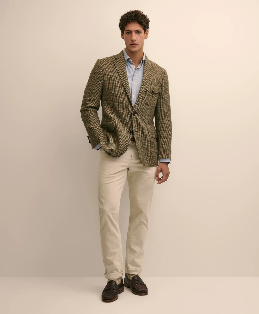 Classic Fit Wool Tweed Windowpane Sport Coat, image 2