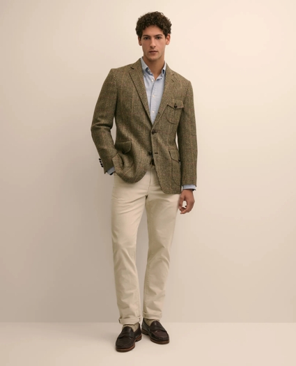Classic Fit Wool Tweed Windowpane Sport Coat, image 2