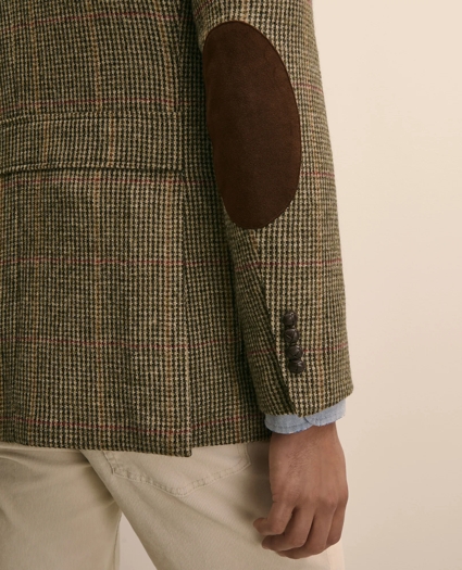 Classic Fit Wool Tweed Windowpane Sport Coat, image 5