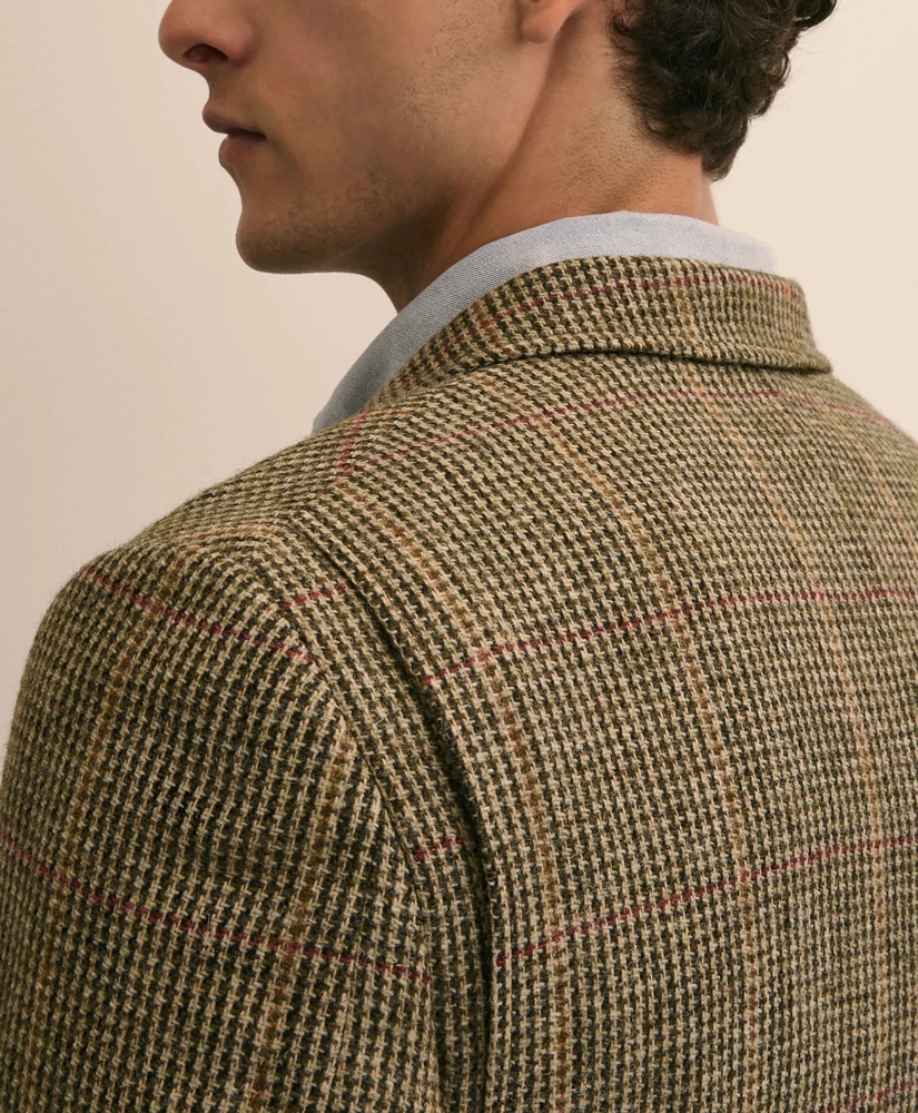Classic Fit Wool Tweed Windowpane Sport Coat, image 6