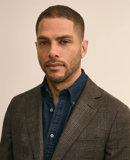Classic Wool Blend Overcheck 1818 Sport Coat, image 3