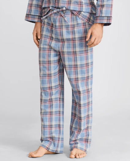 Double-Weave Plaid Pajamas, image 2