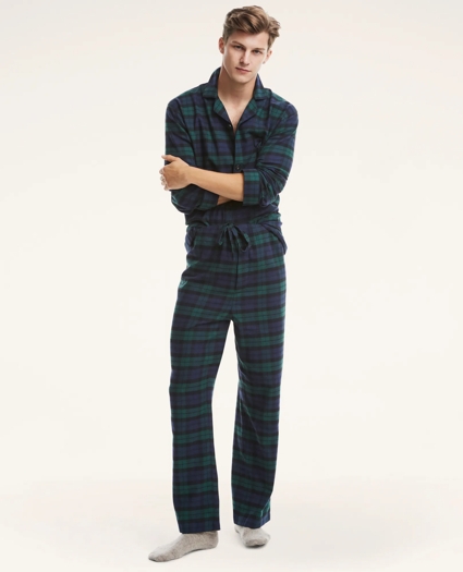 Black Watch Flannel Pajamas, image 1