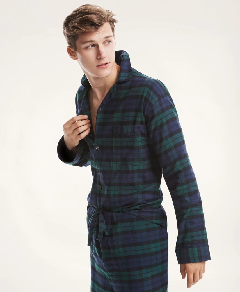 Black Watch Flannel Pajamas, image 2
