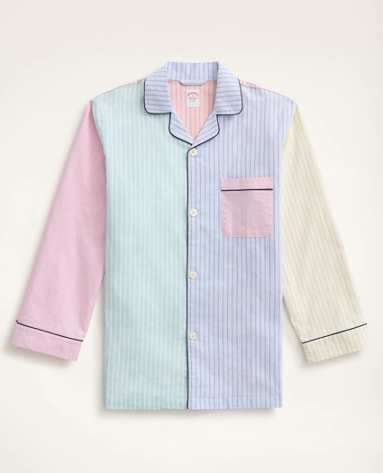 Cotton Fun Stripe Pajamas, image 1