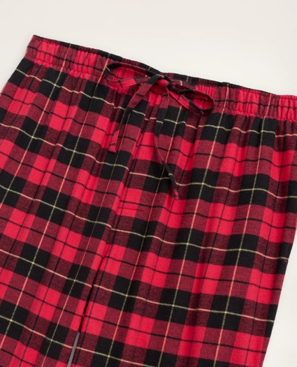 Cotton Flannel Tartan Lounge Pants, image 2