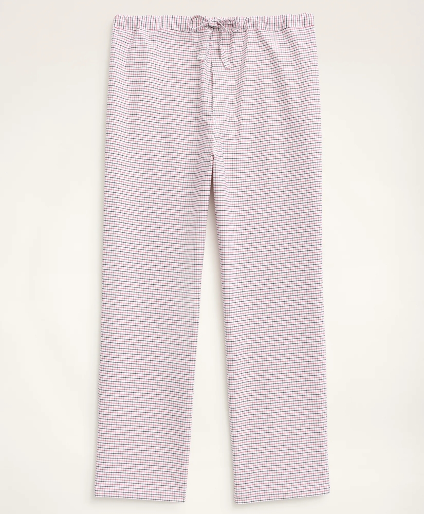 Oxford Cotton Tattersall Pajamas, image 3