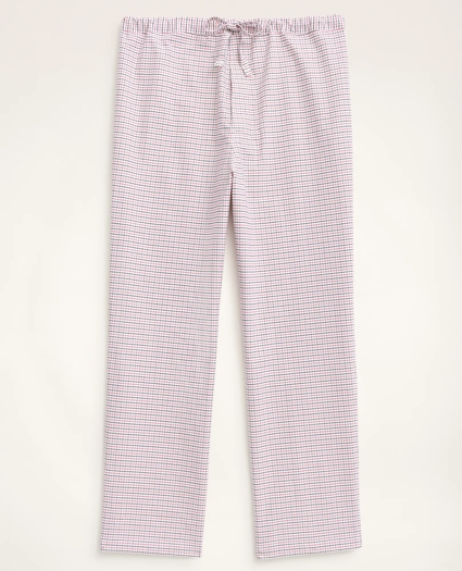 Oxford Cotton Tattersall Pajamas, image 3