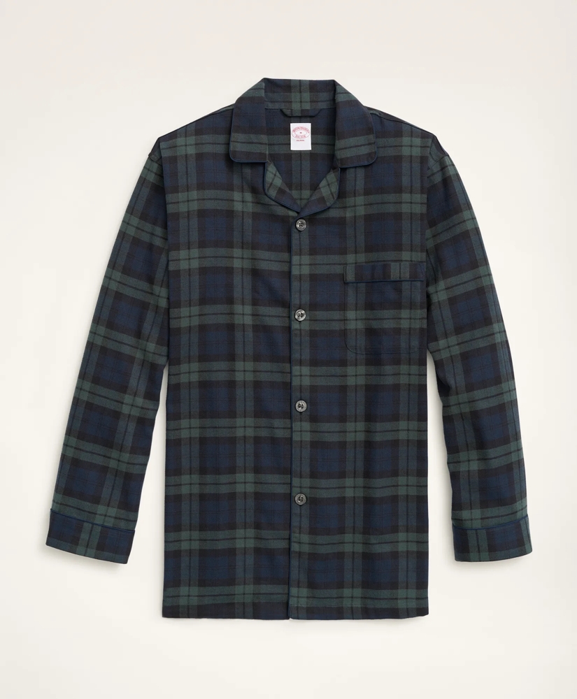 Cotton Flannel Black Watch Pajamas, image 2