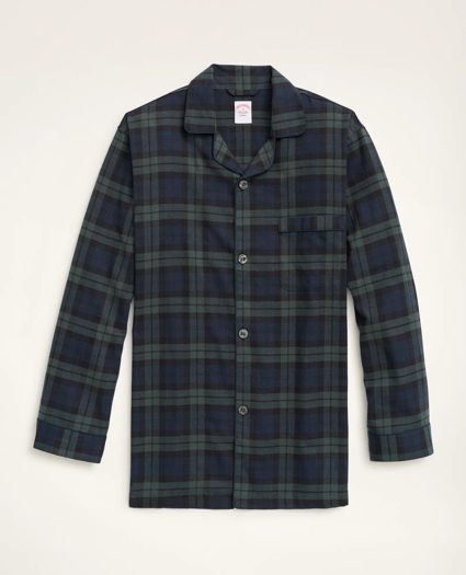 Cotton Flannel Black Watch Pajamas, image 2