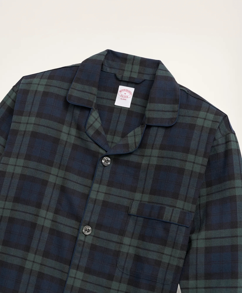 Cotton Flannel Black Watch Pajamas, image 3