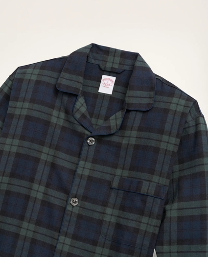 Cotton Flannel Black Watch Pajamas, image 3