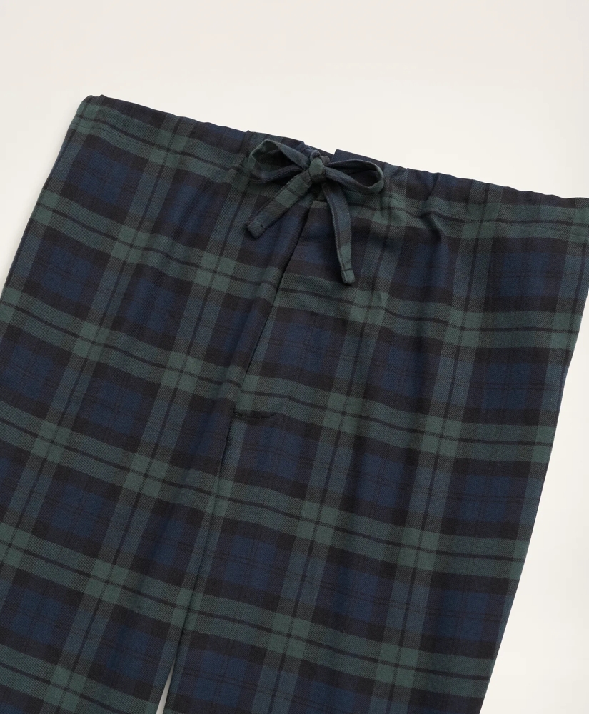 Cotton Flannel Black Watch Pajamas, image 5
