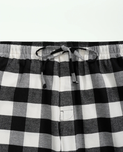 Cotton Flannel Buffalo Plaid Lounge Pants, image 2