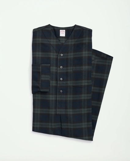 Cotton Flannel Tartan Nightshirt, image 1