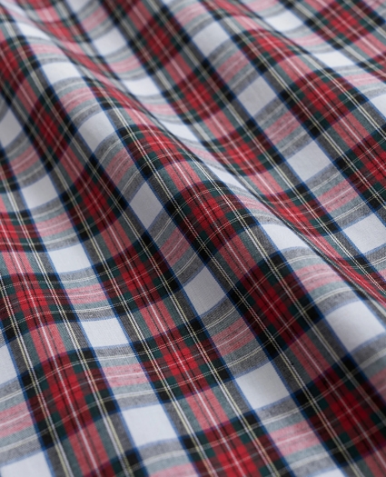 Cotton Broadcloth Tartan Lounge Pants, image 2