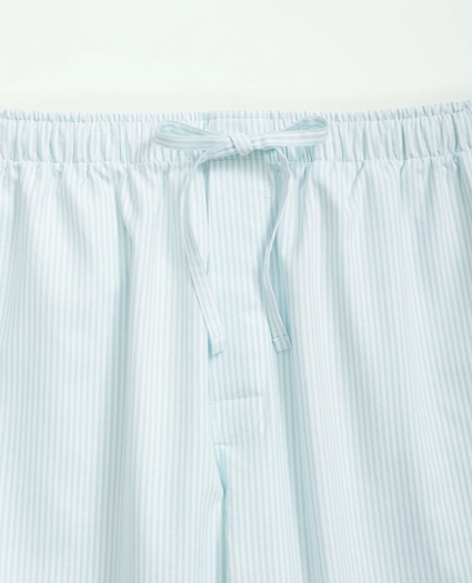 Cotton Oxford Striped Lounge Pants, image 2
