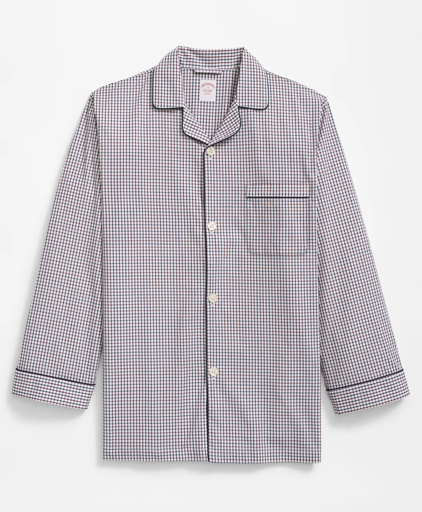 Cotton Broadcloth Tattersall Pajamas, image 2