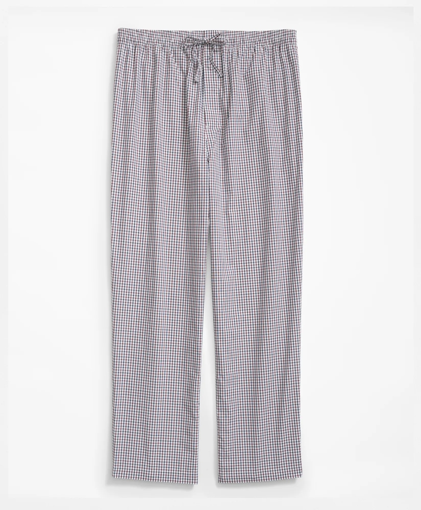 Cotton Broadcloth Tattersall Pajamas, image 3