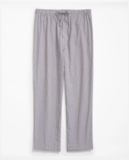 Cotton Broadcloth Tattersall Pajamas, image 3
