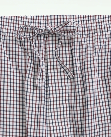 Cotton Broadcloth Tattersall Pajamas, image 4